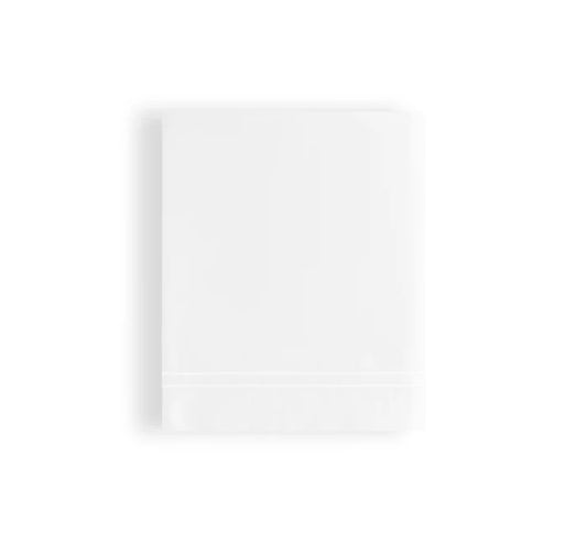 Pleno flat sheet in 800TC Egyptian cotton percale, crisp and soft