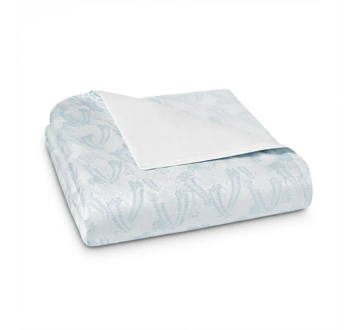 Poema silk cotton jacquard duvet cover with elegant texture