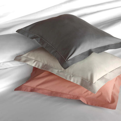 Fresco Pillowcase Pair in 400TC Egyptian Cotton percale with flange