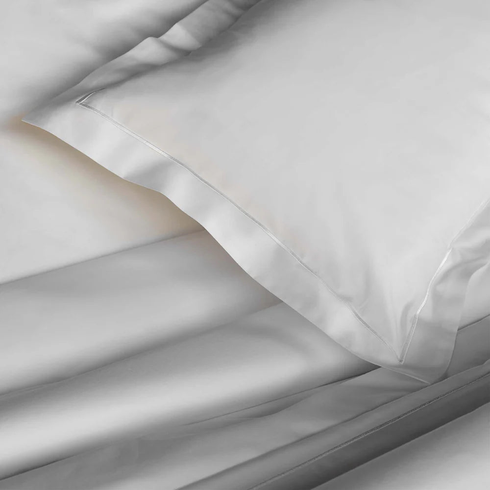 Fresco Pillowcase Pair in 400TC Egyptian Cotton percale with flange