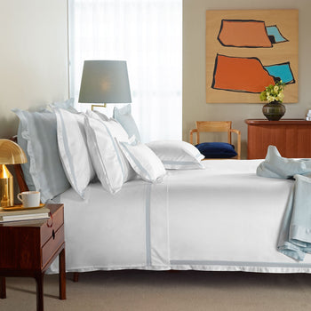 Sónia Duvet Cover with lace and flange detail – elegant cotton