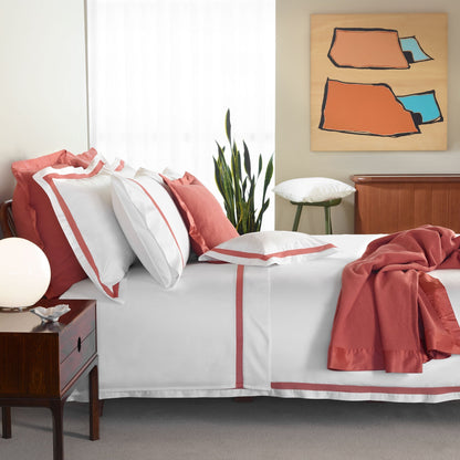 Sónia Duvet Cover with lace and flange detail – elegant cotton