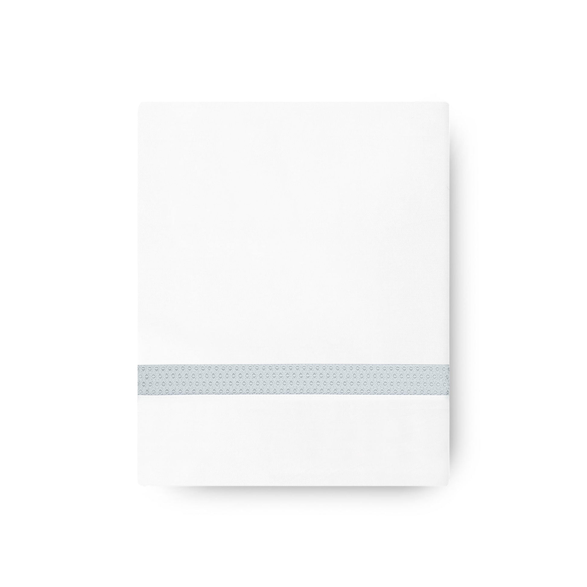 Sónia Flat Sheet Set with lace hem and hemstitch details – elegant cotton