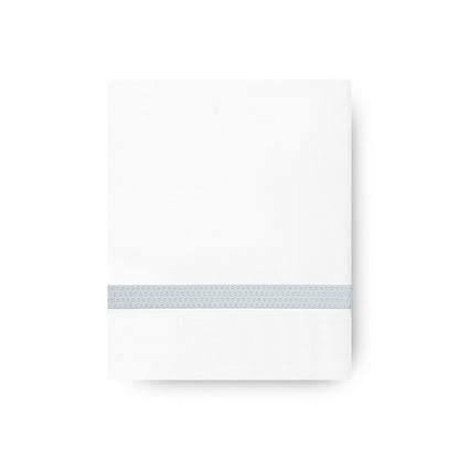 Sónia Flat Sheet Set with lace hem and hemstitch details – elegant cotton