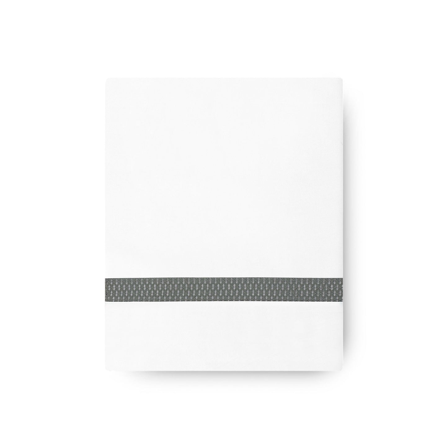Sónia Flat Sheet Set with lace hem and hemstitch details – elegant cotton