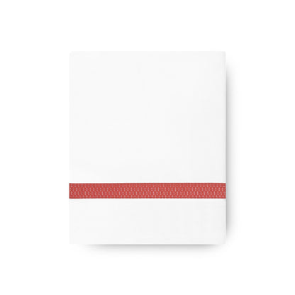 Sónia Flat Sheet Set with lace hem and hemstitch details – elegant cotton