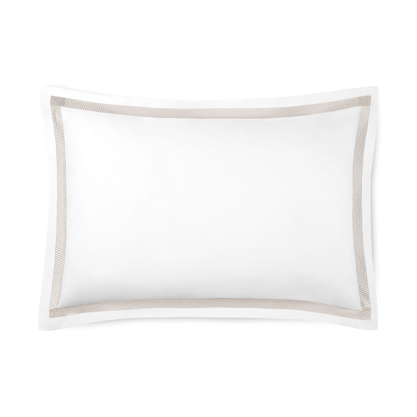 Sónia Pillowcase Pair with flanges and lace trim – elegant cotton