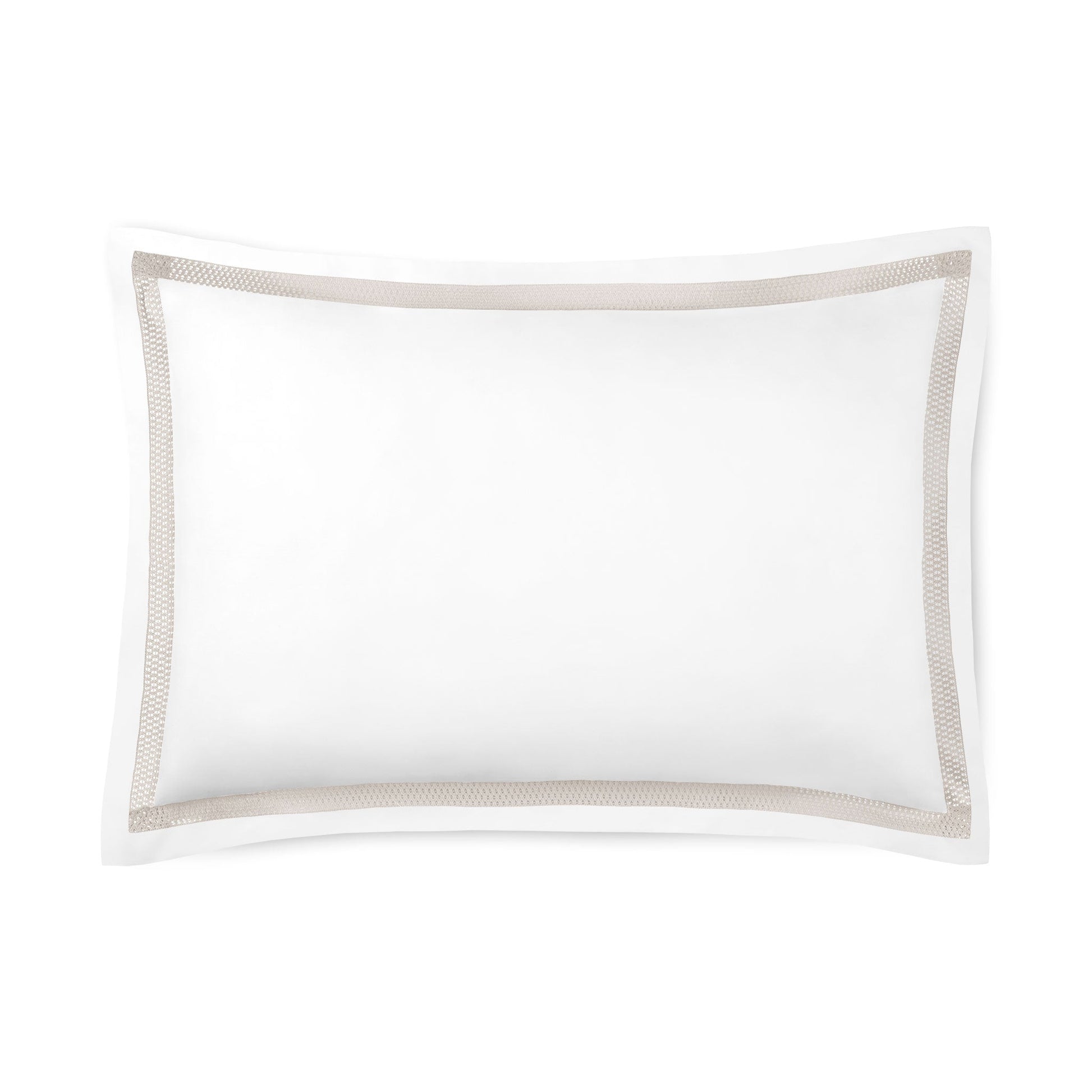 Sónia Pillowcase Pair with flanges and lace trim – elegant cotton
