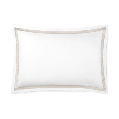 Sónia Pillowcase Pair with flanges and lace trim – elegant cotton