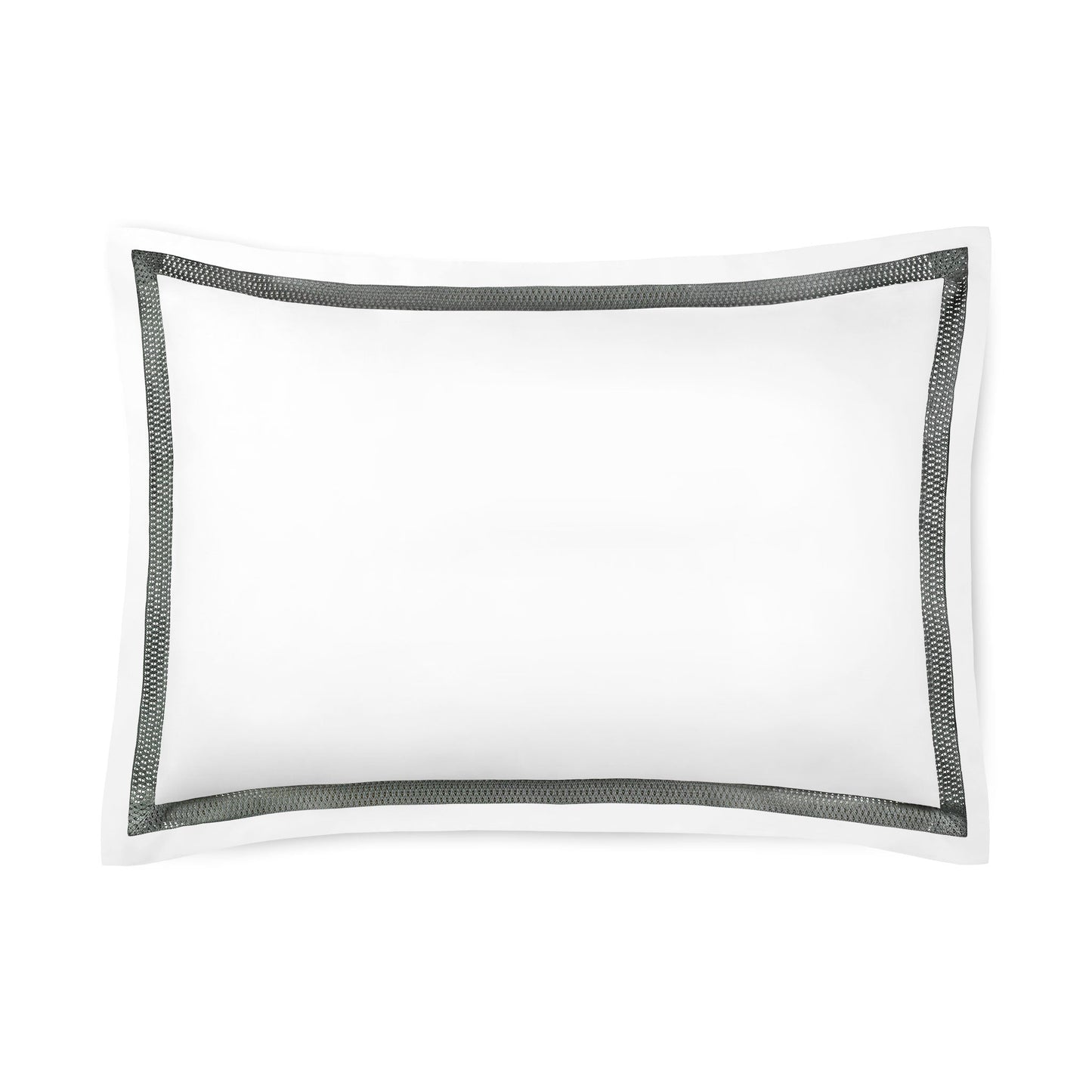 Sónia Pillowcase Pair with flanges and lace trim – elegant cotton
