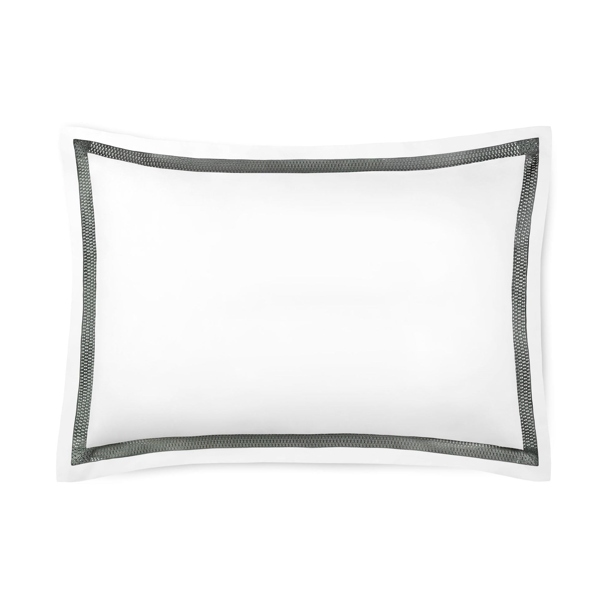 Sónia Pillowcase Pair with flanges and lace trim – elegant cotton