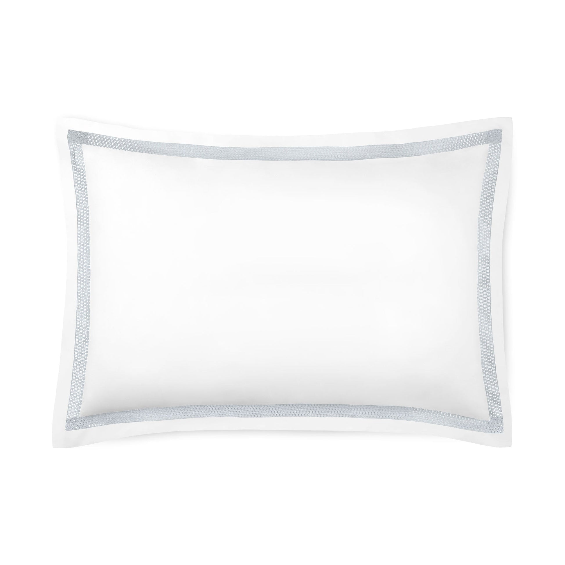 Sónia Pillowcase Pair with flanges and lace trim – elegant cotton