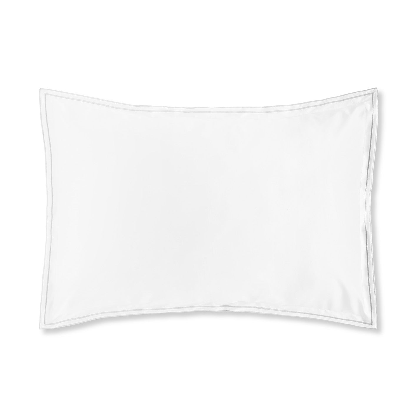 Sereno Pillowcase Pair with flanges and double satin stitch – luxury cotton