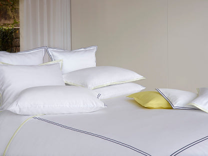 Sereno Sham Pair with double satin stitch – 700TC cotton shams