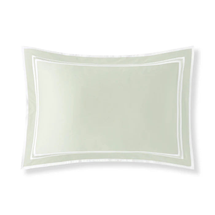 Sonata Sham Pair – Triple Ribbon Elegant Design