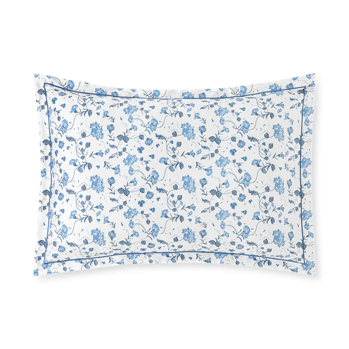 Vila Flor Euro sham in 430TC Egyptian cotton floral sateen