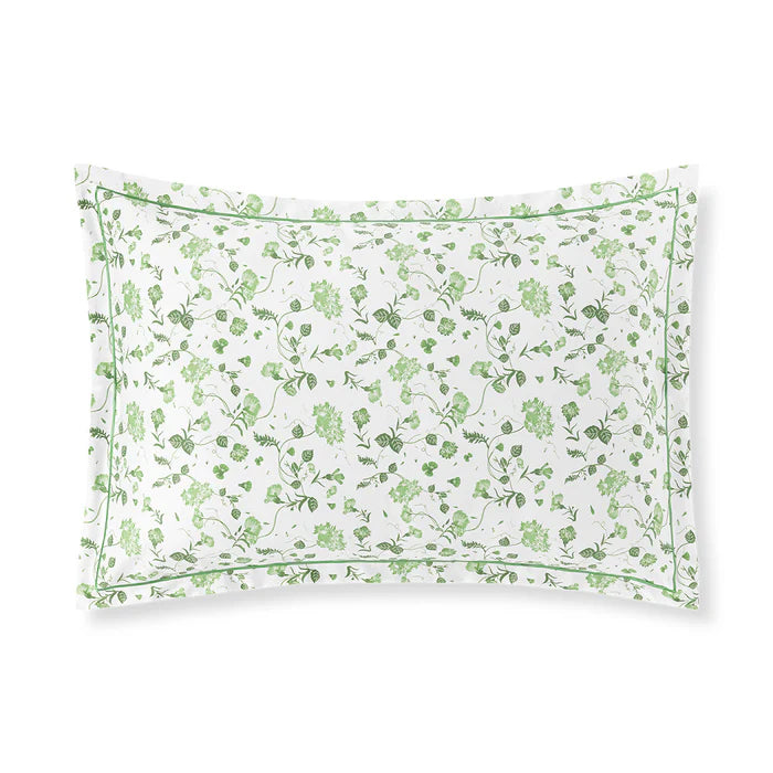 Vila Flor floral sham pair in 430TC Egyptian cotton sateen