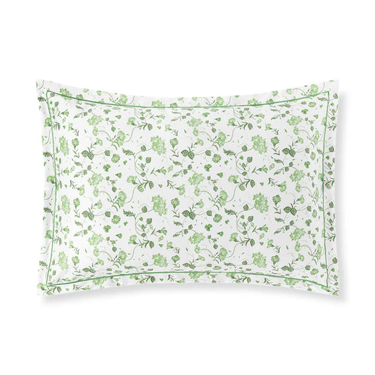 Vila Flor floral sham pair in 430TC Egyptian cotton sateen