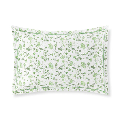 Vila Flor Euro sham in 430TC Egyptian cotton floral sateen