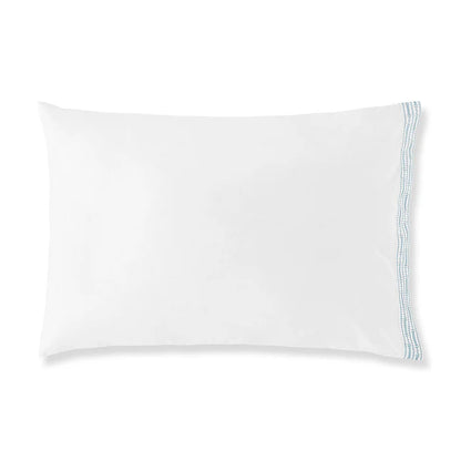 MEMÓRIA Sham Pillowcases with elegant edge embroidery in cotton