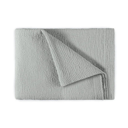 Areia cotton matelassé bedspread with textured woven finish