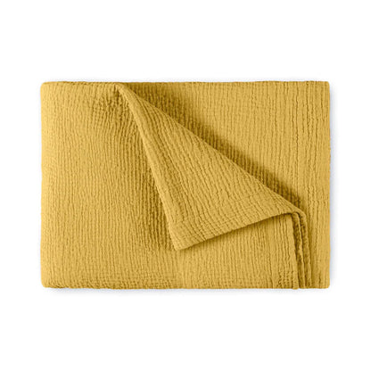 Areia cotton matelassé bedspread with textured woven finish