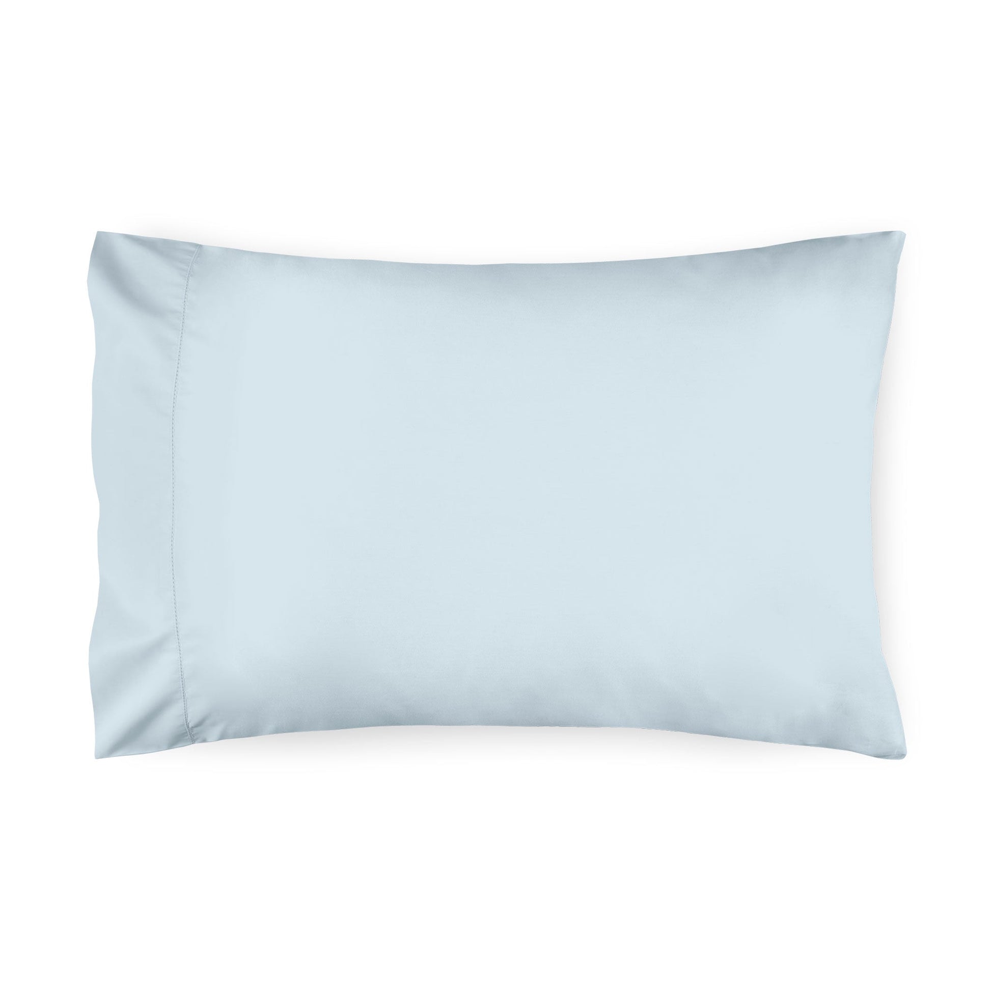 Flora Sham Pair in 600TC cotton‑silk percale with hemstitch detail