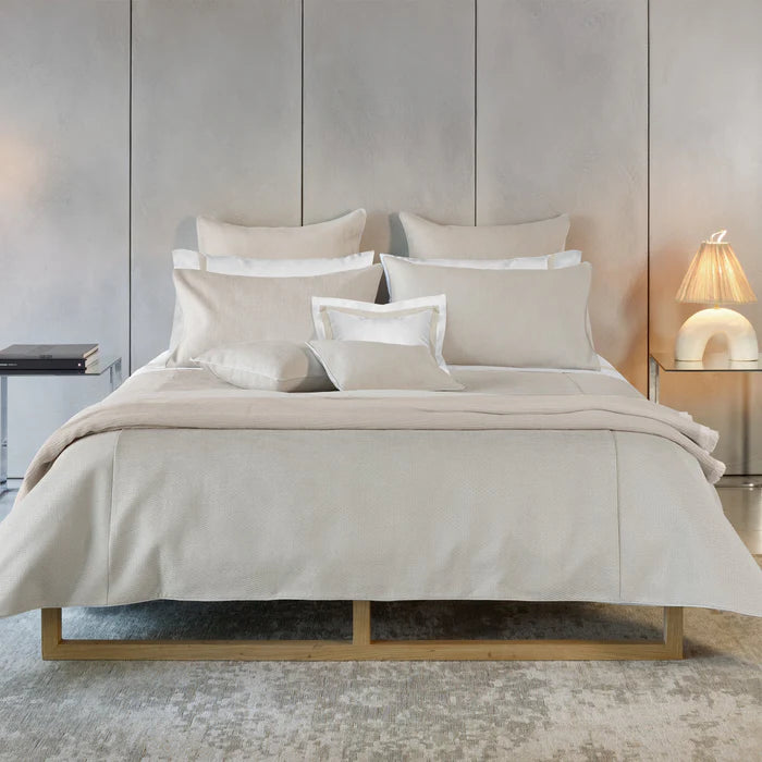 Jasmim duvet cover with dobby weave and Egyptian cotton sateen
