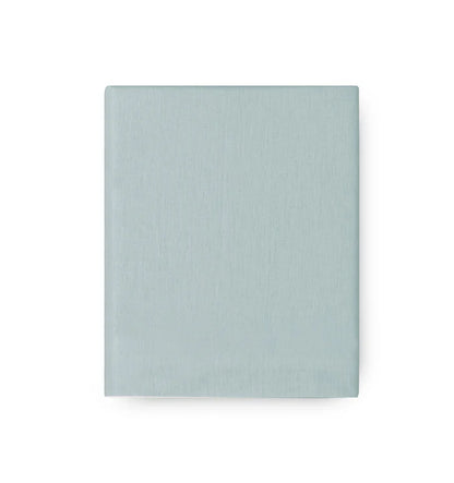 Maia Fitted Sheet in soft European stonewashed linen with elastic fit