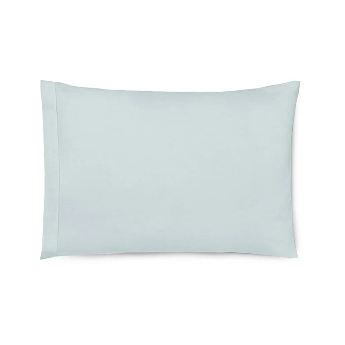 Maia Sham in soft European stonewashed linen with hemstitch