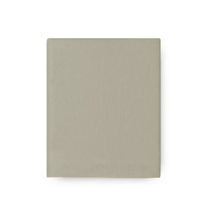 Maia Fitted Sheet in soft European stonewashed linen with elastic fit