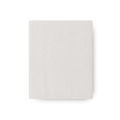 Maia Fitted Sheet in soft European stonewashed linen with elastic fit