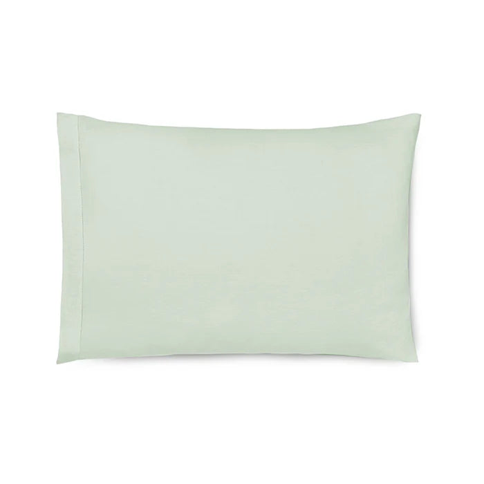 Maia Sham in soft European stonewashed linen with hemstitch