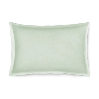 Maia Pillowcase Pair in European stonewashed linen with hemstitch flanges