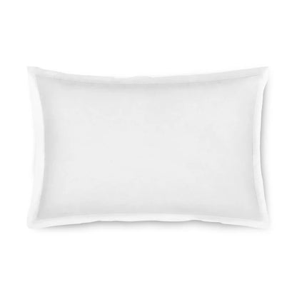 Maia Pillowcase Pair in European stonewashed linen with hemstitch flanges