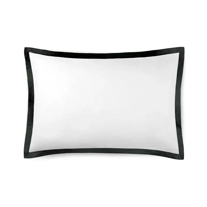 Prado Pillowcase Pair in 430TC Egyptian Cotton with elegant flange borders