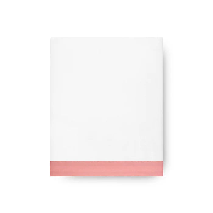 Prado Flat Sheet Set in 430TC Egyptian Cotton with elegant applied border