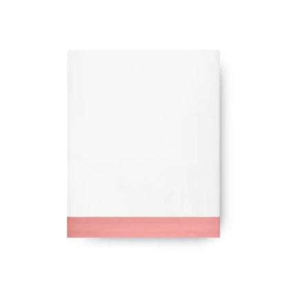 Prado Flat Sheet Set in 430TC Egyptian Cotton with elegant applied border