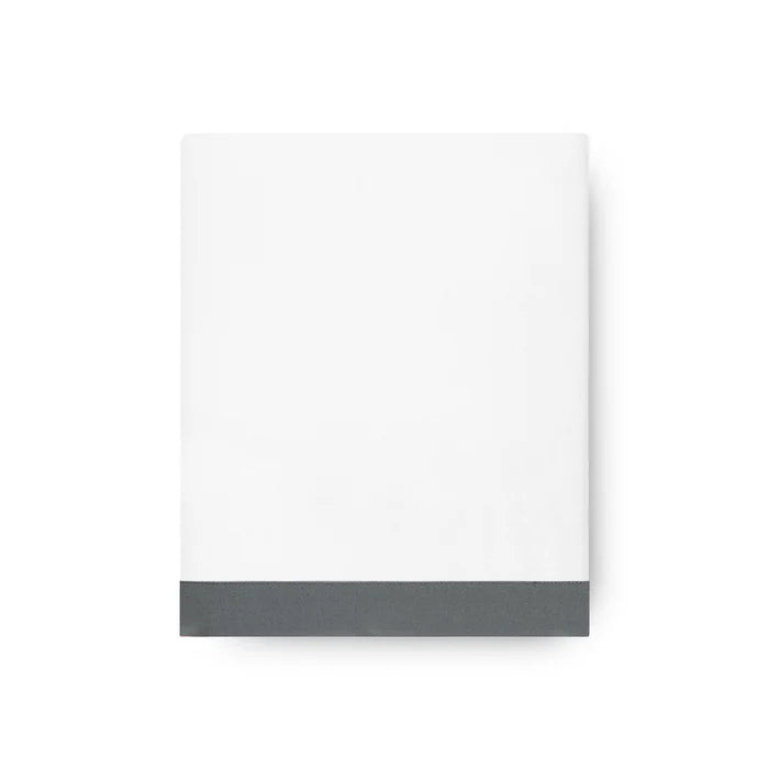 Prado Flat Sheet Set in 430TC Egyptian Cotton with elegant applied border