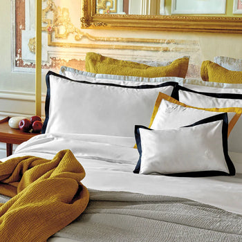 Prado Sham in 430TC Egyptian Cotton with elegant applied border