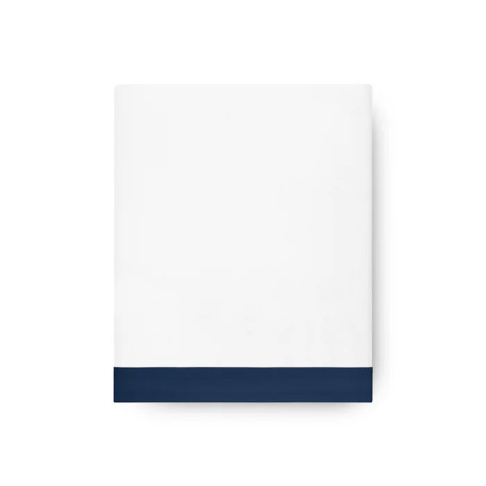 Prado Flat Sheet Set in 430TC Egyptian Cotton with elegant applied border
