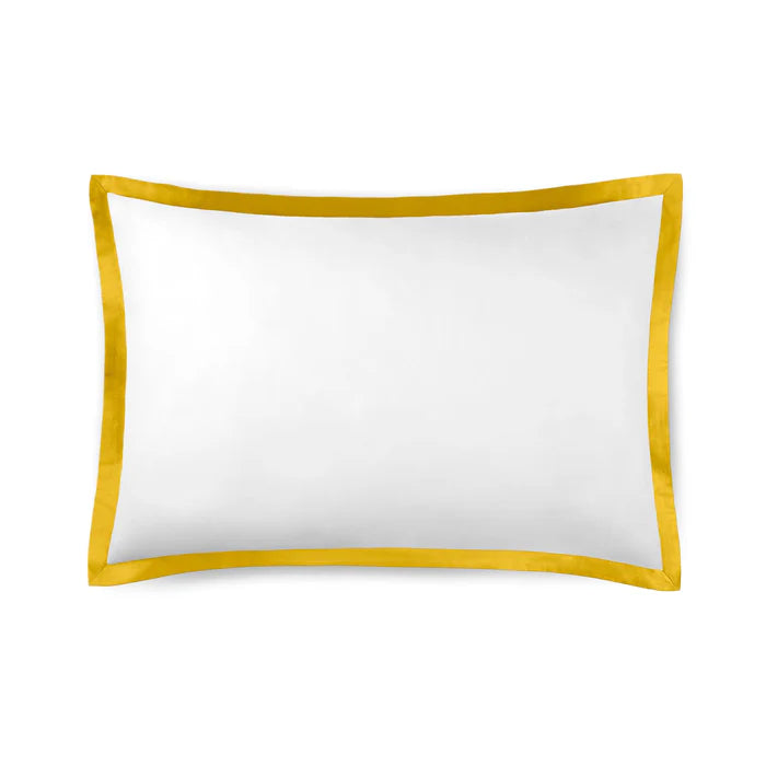 Prado Pillowcase Pair in 430TC Egyptian Cotton with elegant flange borders