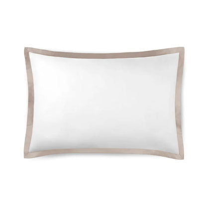 Prado Pillowcase Pair in 430TC Egyptian Cotton with elegant flange borders