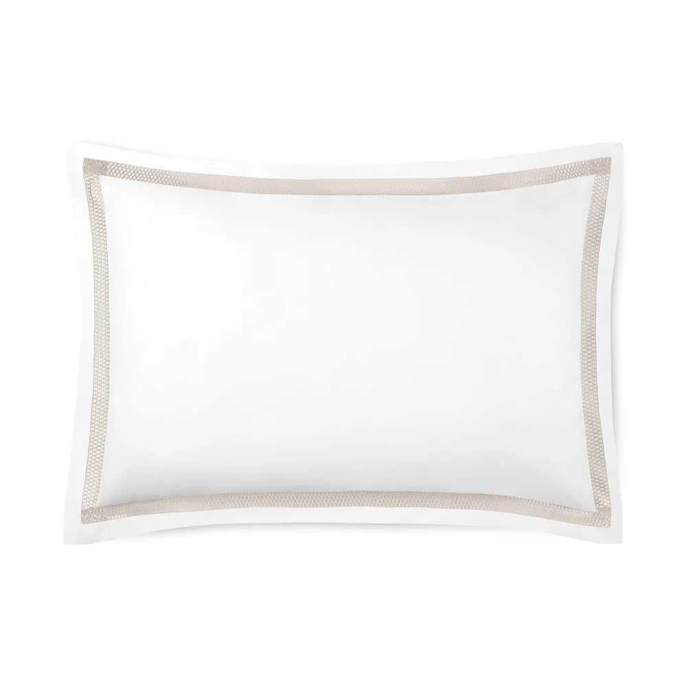 Sonia Sham Pair – Elegant Lace Flange Cotton Shams