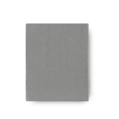 Maia Fitted Sheet in soft European stonewashed linen with elastic fit