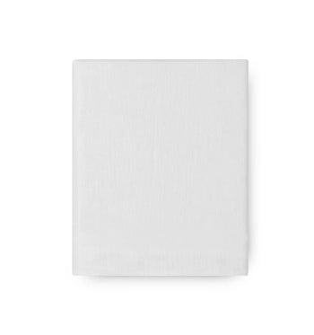 Maia Fitted Sheet in soft European stonewashed linen with elastic fit