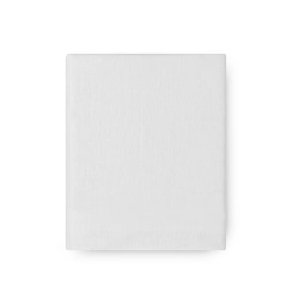 Maia Fitted Sheet in soft European stonewashed linen with elastic fit
