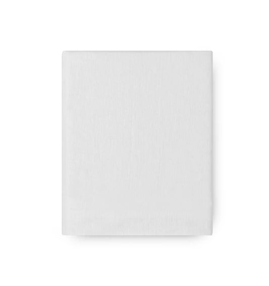 Maia Fitted Sheet in soft European stonewashed linen with elastic fit
