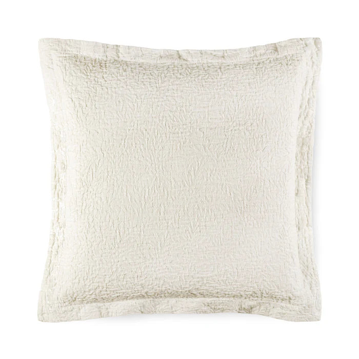Tamara decorative pillowcase in textured cotton matelassé