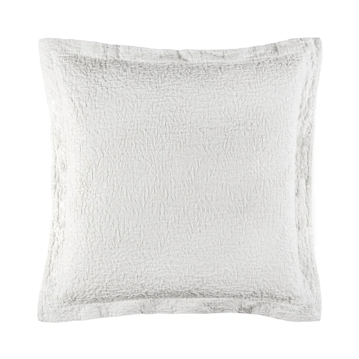 Tamara decorative pillowcase in textured cotton matelassé